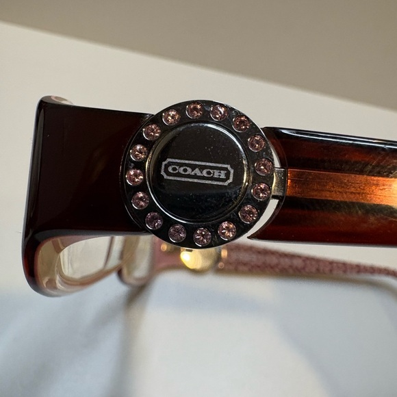 Coach Eyeglasses Frames Rosa (583) BURGUNDY 50•17•135 - Picture 9 of 15